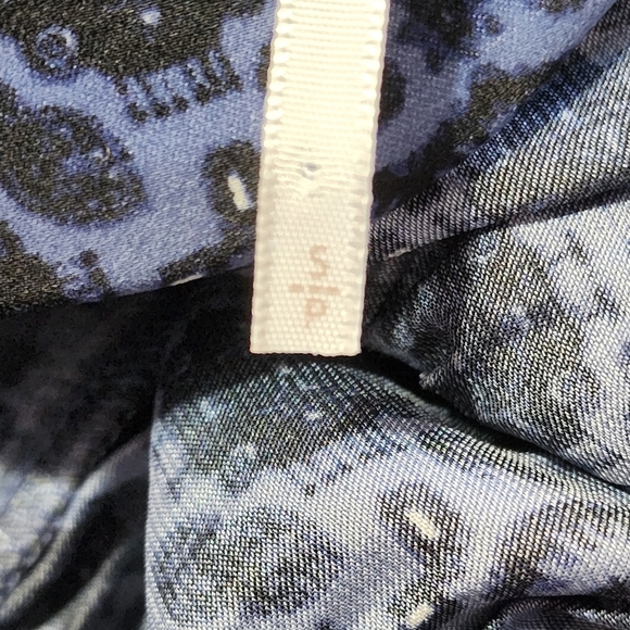 Free People Mid Summers Day Tunic Dress Side Tie Bluebell Combo S - Picture 7 of 8